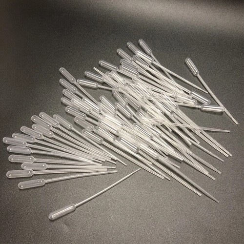 500pcs/pack 0.5ml Pasteur Pipette Disposable Safe Plastic Eye Dropper Graduated - Picture 4 of 5
