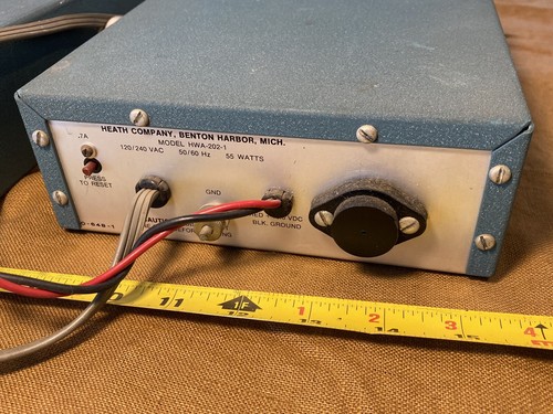 Heathkit HW-202 & HWA-202-1 AC Power Supply Untested - Picture 7 of 16