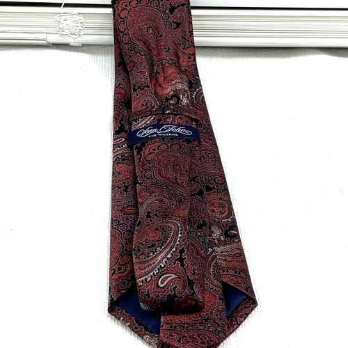 Herren Krawatte Sean John schwarz & rot Paisleymuster edel - Bild 5 von 10