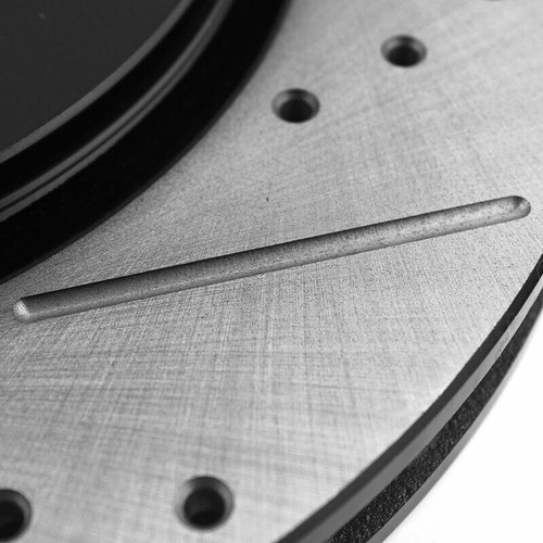 Rotor de freno delantero perforado para Cadillac XTS Escalade Silverado 1500 Sierra 1500 - Imagen 7 de 8