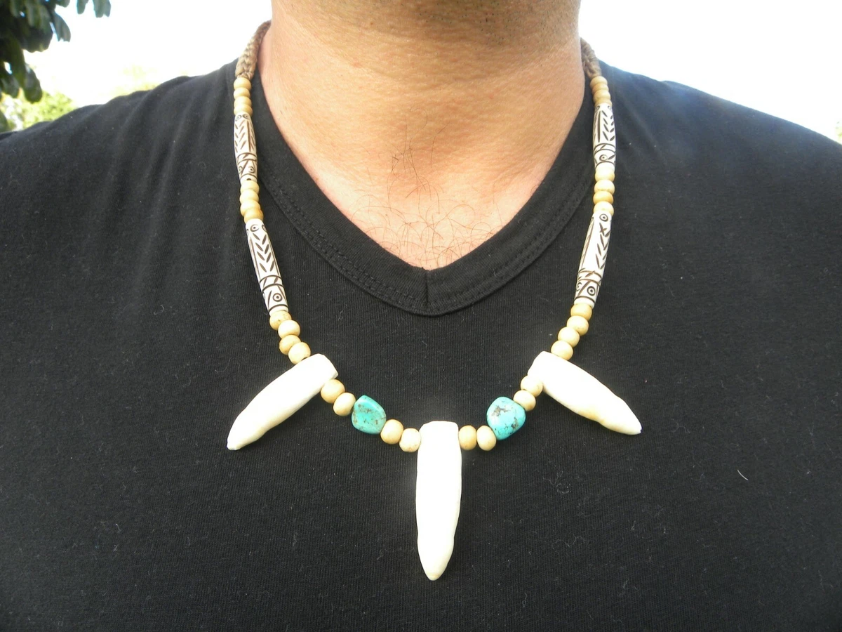 Teeth shop beads necklace