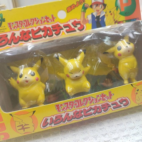 Pokemon Monster Pikachu Figurine Collection Box Set TOMY Nintendo Vintage - Picture 11 of 16