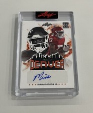 2023 LEAF ROOKIE RC CARD MARVIN MIMS JR AUTO WELCOME TO DENVER /18