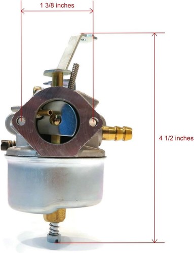 The ROP Shop | CARBURATORE Carb per TECUMSEH Troy Bilt Horse TILLERS 5HP 6HP H50 - Foto 2 di 9