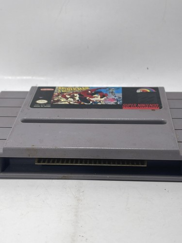 Spider-Man X-Men : Arcade's Revenge (Super Nintendo, 1992) SNES Tested & Working - Picture 3 of 3
