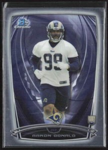 2014 Bowman Chrome #199 Aaron Donald RC