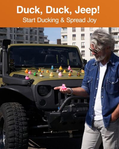 Jeep Ducks for Ducking - Assorted Ducks for Jeeps - 25 Pc 2" Rubber Ducks Jeep D - Picture 7 of 8