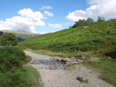 Photo 6x4 Ford above Rydal Water Town End/NY3406 The bridleway around th c2010