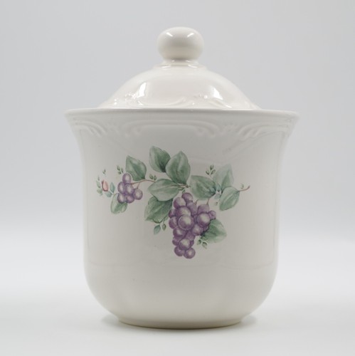 Pfaltzgraff Grapevine 8.75-inch Small Ceramic Cannister with Lid - Picture 3 of 8
