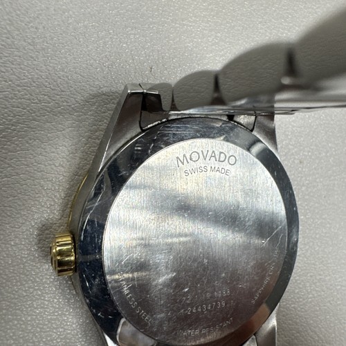 Movado 72.1.19.1488 Stratus Two Tone Swiss Made Men’s Watch - Picture 12 of 12