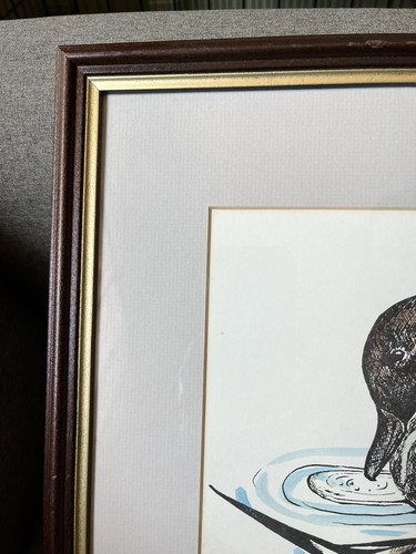 Frank Benson-ähnlicher Hüttendekor Druck signiert von Elizabeth Youtz mattiert gerahmt 20 Zoll - Bild 8 von 10