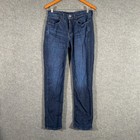 Levis 514 Jeans Mens 30 Blue Denim Slim Fit Straight Leg Mid Rise Stone 30x32 W1