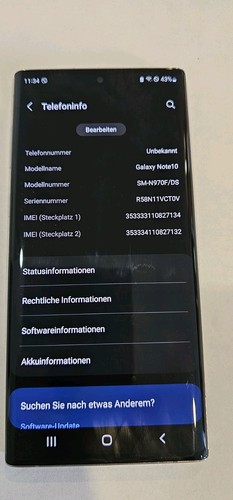 Samsung Galaxy Note10+ SM-N975F/DS - 256GB - Aura Glow - Bild 11 von 15