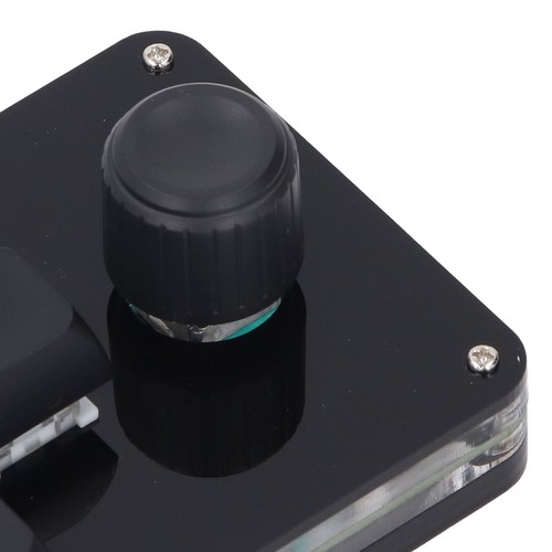 Black 4 Key 1 Knob Keyboard USB Mini Blue Switch Programmierbare Makro Mech CU - Bild 3 von 22