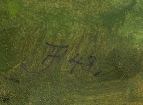 H. JOHN (1888-1973), Taunuslandschaft, 1943, Öl Moderne Landschaft 1925-1949 - Picture 5 of 5