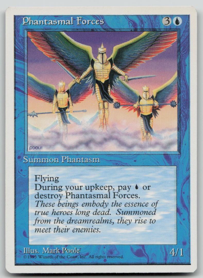Phantasmal Forces [Fourth Edition - 88] Lightly Played Uncommon Magic