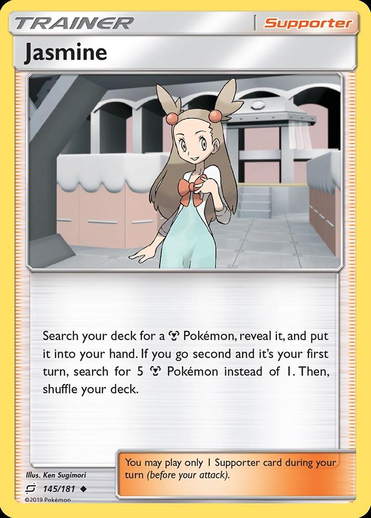 Pokemon Jasmine (145/215) Team Up LP