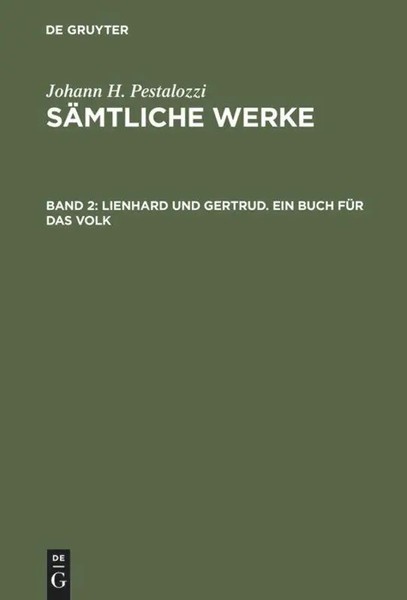 Lienhard Und Gertrud. Ein Buch FüR Das Volk | 1. Und 2. Teil | Gotthilf Stecher-image