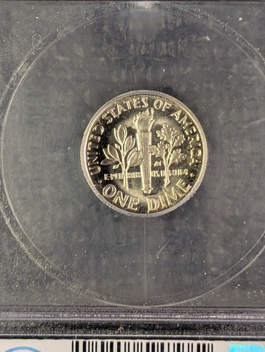 1967 SMS 🤯MS 69🤯 Roosevelt Dime 10¢ ICG TOP POP! A. Hutto Signed White Label - Picture 4 of 4