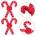  12 Pcs Weihnachts-Zuckerstangen-Tischdekoration Weihnachtsbesteckhalter