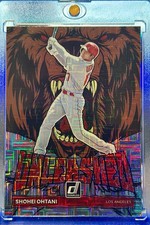 Shohei Ohtani 2022 Donruss Unleashed Red Holo Laser Insert UL-6 Angels