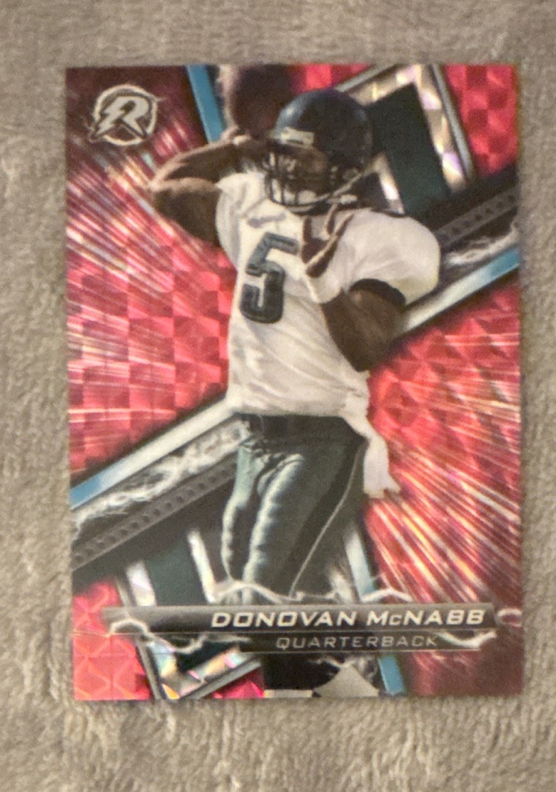 2023 Topps Resurgence Donovan McNabb 86 Pink Geo Refractor 3/5 - SUPER RARE!!
