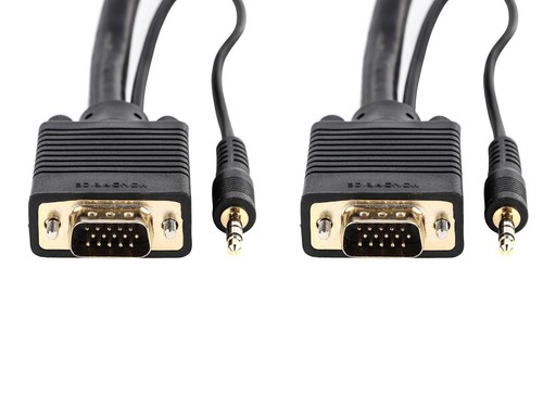 Monoprice 10ft SVGA HD15 M/M CL2 Rated Cable W/ Stereo Audio & Triple Shielding - Picture 3 of 5