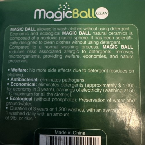 Magic ball Clean  Do Laundry With No Detergent - Picture 5 of 8