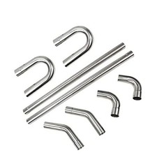 76mm Stainless Steel T304 DIY Custom Mandrel Exhaust Flex Pipe Straight 3 Inch
