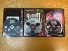 Sony PlayStation 2 (PS2) Guitar Hero 1, 2, 3 Game Bundle  NEAR COMPLETE