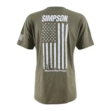 45023X Simpson Racing Military Tee