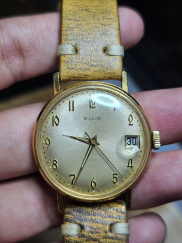 Elgin 17 Jewel Cal. 870 Vintage Uhr, läuft aber lesen! - Bild 2 von 9