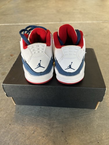 Nike Toddlers Air Jordan 4 TD Messy Room Edition Size 9C 15cm NEW IN BOX aj4 - Picture 4 of 7