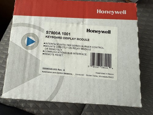 NEW Honeywell S7800A1001 Burner Control Keyboard Display Module  - Picture 1 of 1