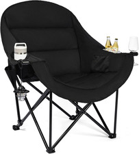 Oversized Camping Chair - Heavy Duty Folding Lawn Chair for Adults