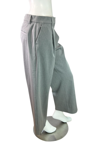 Reformation Alex Mid Rise Pant Trouser In Grey Twill $198 Size 6 - Picture 6 of 9