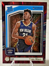 2024 Donruss YVES MISSI International Holo Maroon Laser RC SSP #217 Pelicans