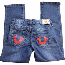 True Religion Ricky Relaxed Straight Jeans   Boys Size 7
