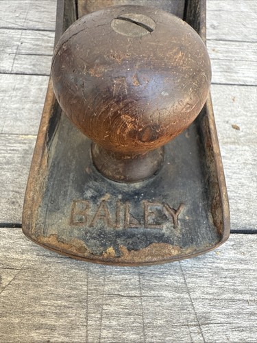 Vintage Stanley Bailey No 5 1/2 Type 11? Holzhobel (1910-1918) - Bild 2 von 10