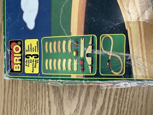 BRIO 33125 Wooden Train Set Made in Sweden Vintage - Picture 8 of 10