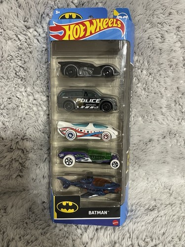 Hot Wheels BATMAN 5-Pack - Brand New in Box - DC Superheroes Collector’s Set - Picture 2 of 15