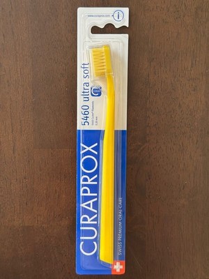 Curaden Curaprox Ultra Soft CS 5460 Toothbrush Yellow/Yellow Brand New Sealed