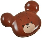 "The Bears' School" Jackie Face Chopstick Rest Brown 780542Japan