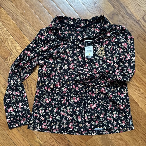 Ralph Lauren New Pajama SET Pants And Shirt, Button Up Long Sleeve Floral Medium - Picture 6 of 12
