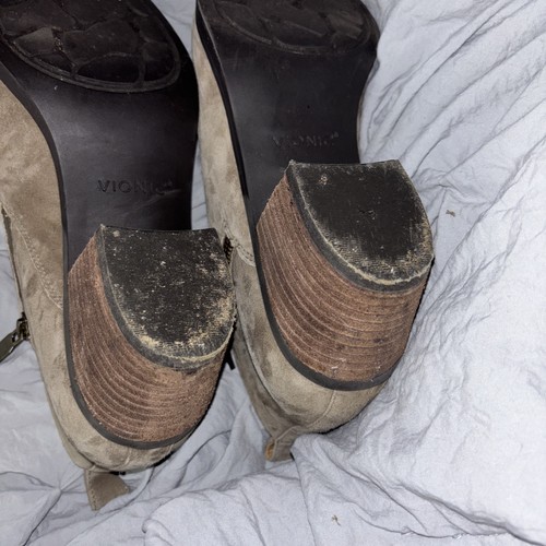 Vionic Größe 10 Stiefel Cecily wasserdicht Wildleder Stiefelette steingrau Damen - Bild 7 von 7