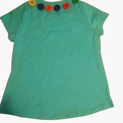 Wonder Nation Happy T Shirt Colorful Buttons XXL 2XG Girls Halloween Costume - Picture 2 of 6