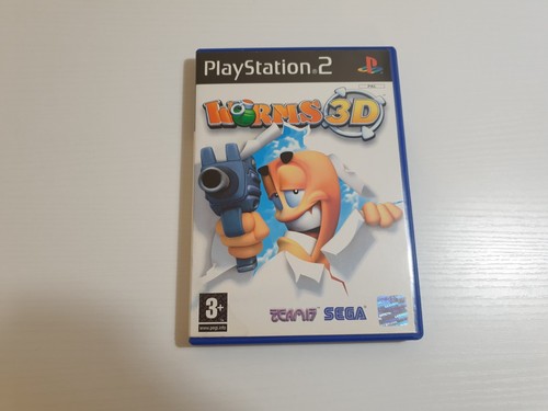 Worms 3D - Sega - PlayStation 2 (PS2) 🅱️M️