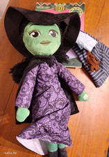 Neu Aldi Wicked Elphaba grüne Hexe Stoffpuppe Puppe Stoff Kuscheltier Stofftier