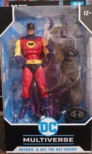 DC Multiverse Batman & Ace the Bat-Hound McFarlane Platinum Edition variant