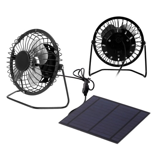 Mini 5W Solar Panel With Portable Cooling Fan Photovoltaic Solar Panel Set ( - Picture 24 of 24